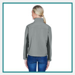 Devon & Jones Ladies Soft Shell Colorblock Jacket - Embroidered