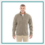 Devon & Jones Men's Bristol Full-Zip Sweater Fleece Jacket - Embroidered