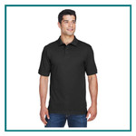 Harriton Men's 6 oz. Tall Ringspun Cotton Piqué Short-Sleeve Polo - Embroidered