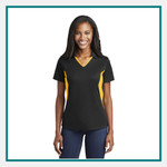 Sport Tek Side Blocked Polo Embroidered Logo