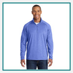 Sport Tek-Tall Stretch Half Zip Pullover Custom Embroidery