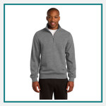 Sport Tek Tall Quarter Zip Sweatshirt Embroidered Logo