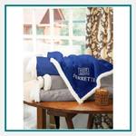 Cobblestone Fairfield Throw Blanket Embroidery