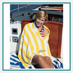 Towel Specialties Cabana Beach Towel Embroidered Logo
