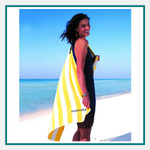 Towel Specialties Cabana Stripe Beach Towel Embroidered Logo
