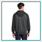 Sport Tek Raglan Fleece Hooded Jacket Custom