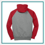 Sport-Tek® Men's Raglan Colorblock Pullover Hooded Sweatshirt - Embroidered