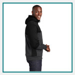 Sport-Tek® Men's Tech Fleece Colorblock Full-Zip Hooded Jacket - Embroidered