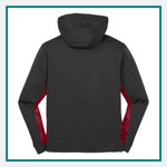 Sport-Tek® Men's Sport-Wick® CamoHex Fleece Colorblock Hooded Pullover - Embroidered