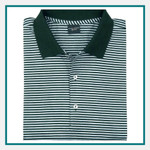 Fairway & Greene Bar Stripe Lisle Polo Custom