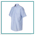 Van Heusen Men's Short Sleeve Oxford Shirt  - Embroidered