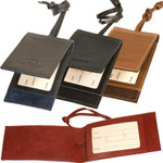 Leeman Voyager™ Barclay Magnetic Luggage Tag Set - Debossed