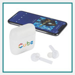 Essos True Wireless Auto Pair Earbuds w/Case - Direct Print