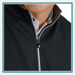 FootJoy Half-Zip Jersey Vests Custom Embroidered