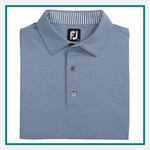 FootJoy Solid Lisle Self Collar Polos Custom Embroidered