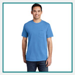 Port & Company Dyed Pocket Tee Corporate Logo Port & Company Dyed Pocket Tee Corporate Logo