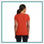 Port & Company® Ladies Performance Blend V-Neck Tee - Embroidered