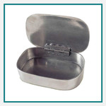 MATCH Pewter Simple Covered Antler Box Custom Logo