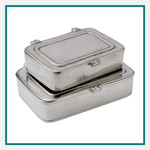 MATCH Pewter Lidded Boxes Custom Logo