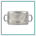 MATCH Pewter Rectangle Trays with Handles Engraved