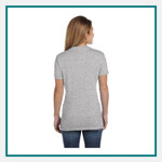 Hanes® Ladies Nano-T® Cotton V-Neck T-Shirt - Direct Print