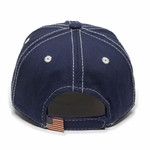 Outdoor Cap Garment Washed with Flag Cap - Embroidered