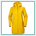Helly Hansen Moss Rain Coat Custom Embroidery