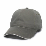 Outdoor Cap Washed Sandwich Visor Custom Embroidery