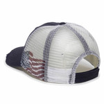 Outdoor Cap Mesh Back American Flag Customized