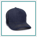 Outdoor Cap 5-Panel Denim Front Mesh Back Custom