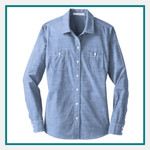 Port Authority Slub Chambray Shirts Custom Embroidery