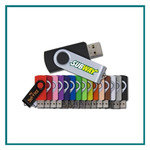 2GB Swivel Promotional Flash Drive Custom