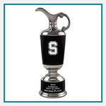 Origins Med Horn Ceramic Trophy Engraved Logo