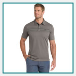 TravisMathew Monterey Chest Stripe Polo Corporate Logo