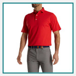 FootJoy Performance Solid Lisle Self Collar Polo Custom