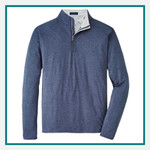 Peter Millar Stealth Performance Quarter-Zip Custom Logo