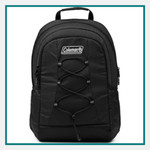 Coleman 28-Can Chiller Soft-Sided Backpack Cooler Embroidered Logo