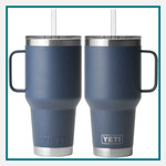 YETI Rambler 35 Oz Travel Mug w/ Straw Lid - Direct Print