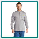 Custom Carhartt Long Sleeve Henley T-Shirts
