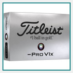 Titleist Pro V1X Left Dash Golf Balls Custom Logo Titleist Pro V1X Left Dash Golf Balls Custom Logo