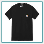 Carhartt Force Short Sleeve Pocket T-Shirt Custom Embroidered