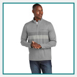 TravisMathew Balboa Chest Stripe 1/4-Zip Pullover Corporate Logo