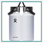 Hydro Flask 32 Oz Wide Mouth  Flex Straw Custom Logo Hydro Flask 32 Oz Wide Mouth  Flex Straw Custom Logo