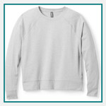 Vuori Long-Sleeve Halo Crew Pullover Custom Logo