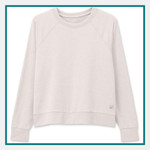 Vuori Long-Sleeve Halo Crew Pullover Custom Logo