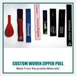 Custom Woven Zipper Pulls Custom Woven Zipper Pulls