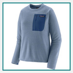 Patagonia R1 Air Fleece Crewneck Pullover Embroidered Logo