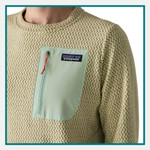Patagonia Embroidered R1 Air Fleece Crewneck Pullover