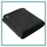 TravisMathew Diamond Quilt Blanket Custom Embroidery