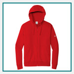 Nike Fleece Non Crested Full Zip Hoodie Custom logo
